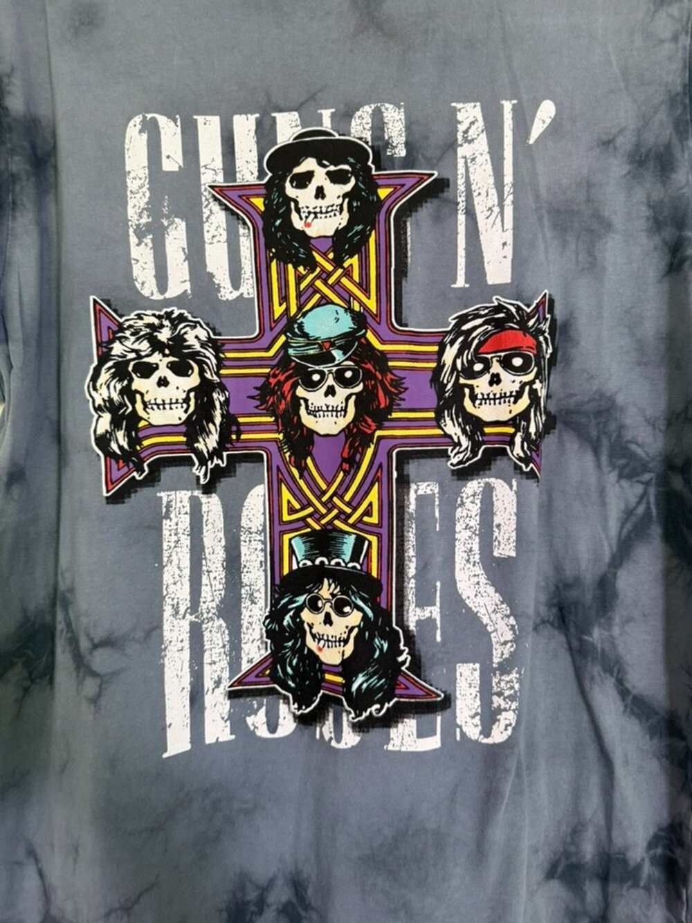 Guns N' Roses Tie Dye Graphic Band Tee - Picture 6 of 8